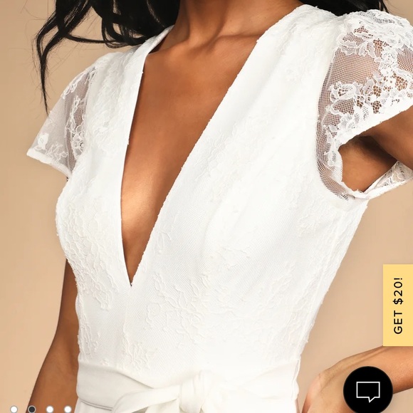 White Jumpsuit from Lulus - Picture 2 of 4